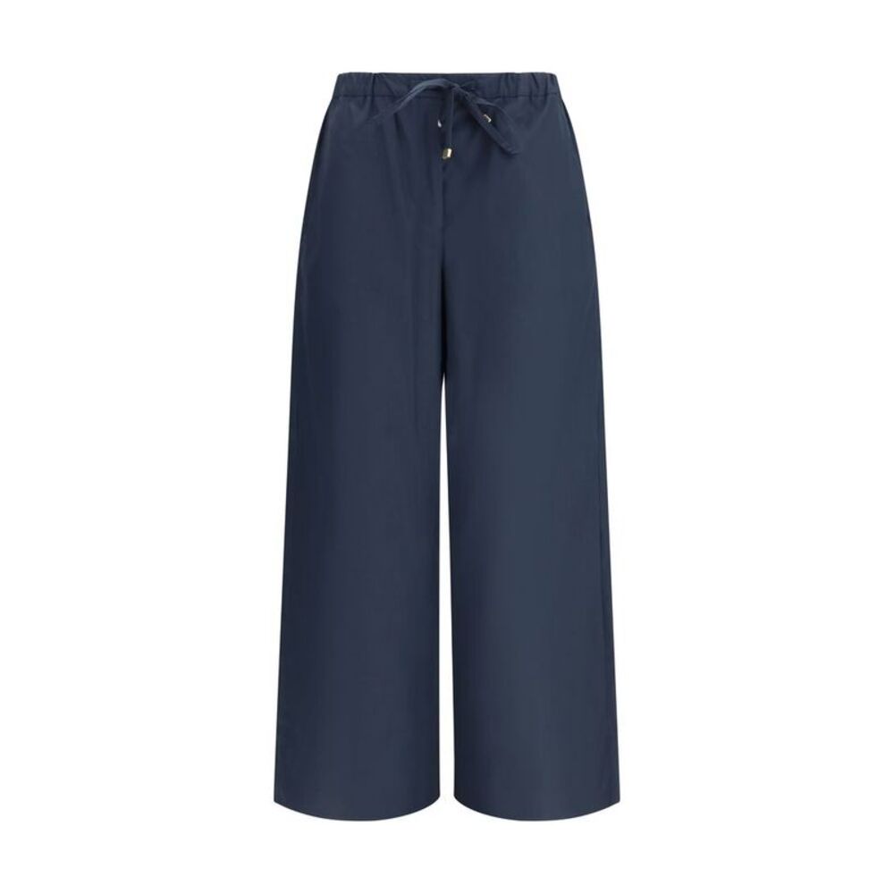 'S Max Mara Blue Cotton Casual Women's Pants